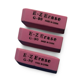 Set of 3 E-Z Eraser G-90 Series - School And Office Supplies