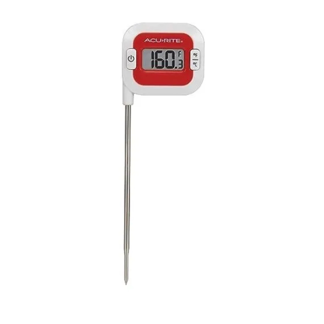 AcuRite Digital Cooking Thermometer for Meat, Poultry & Fish - Avoid Undercooked Meats