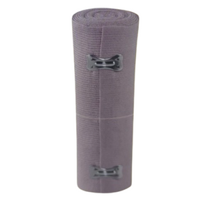 Bell-Horn 5 ft x 6 in Elastic Bandage with Clip Closures - Compressive Support, Reusable