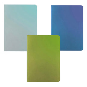 Iridescent 5 x 7 Lined Soft Covered 80pg Notebook  - For Journal Writing & Notes