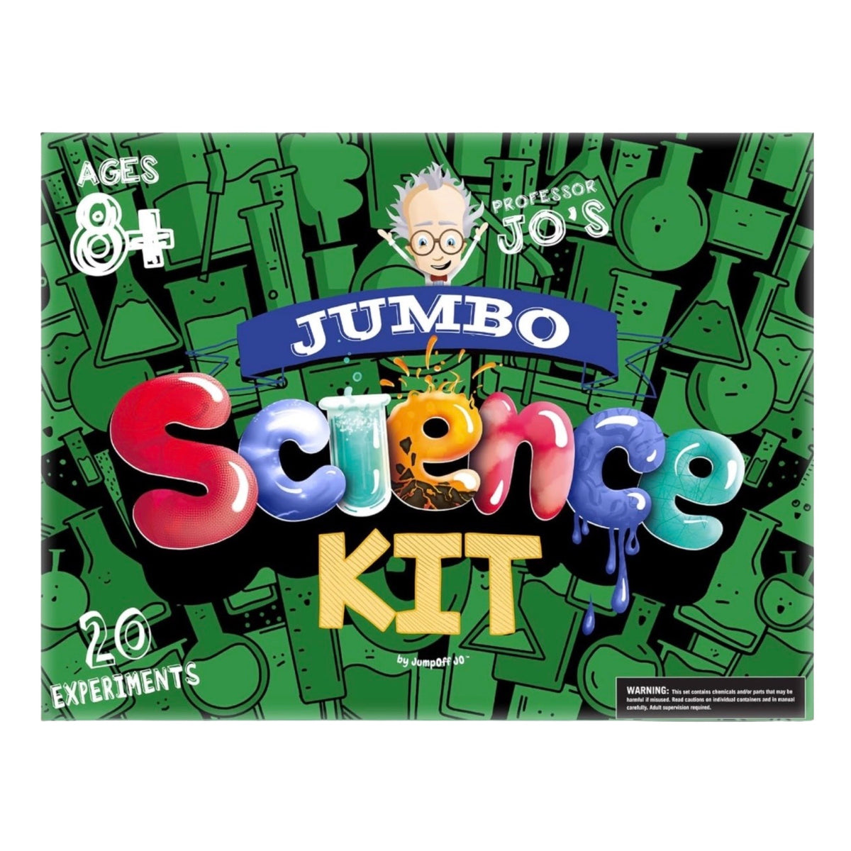 45pc JumpOff Jo's Jumbo Science Kit For Kids - Includes 20 STEM Experiments
