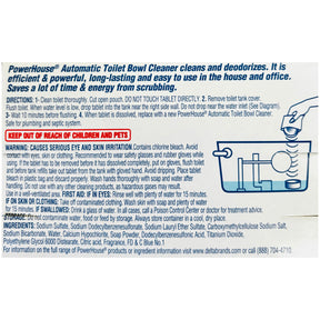 4pk Automatic Toilet Bowl Cleaner - Long Lasting Blue & Bleach Tabs