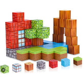 Magnetic Forrest & Castle Buiding Blocks Set – Creative STEM Set for Kids