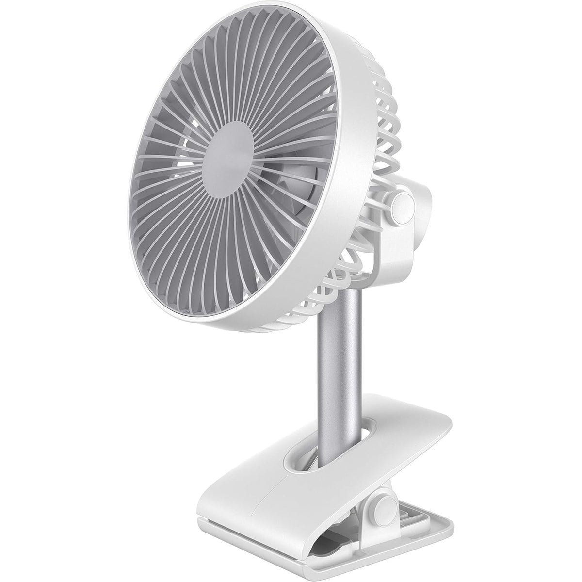 Husssh USB Rechargeable 10" Air Clip Fan - 4000 mAH battery