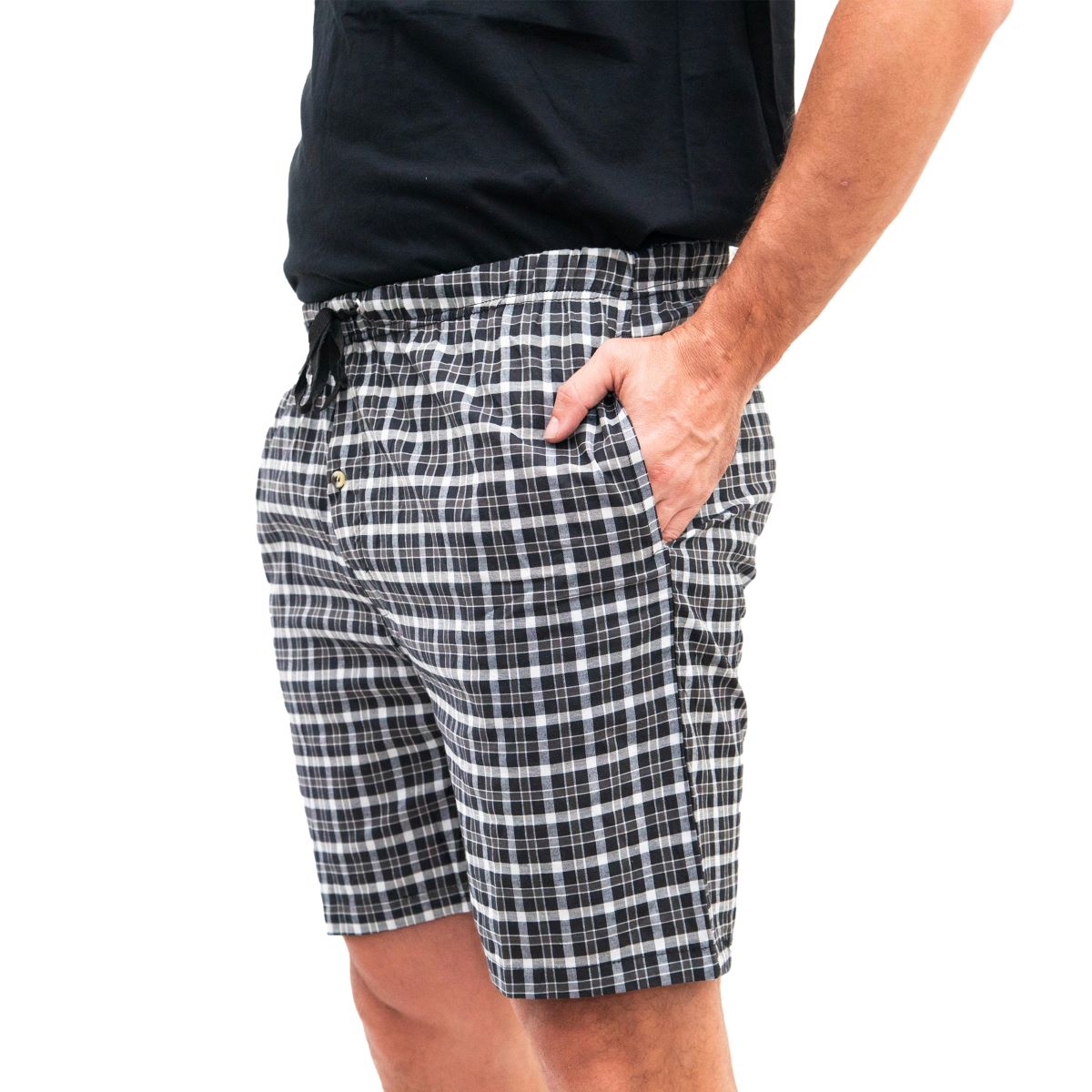 Trufit Men s Woven Sleep Jam Shorts Pajama Lounge Sleepwear