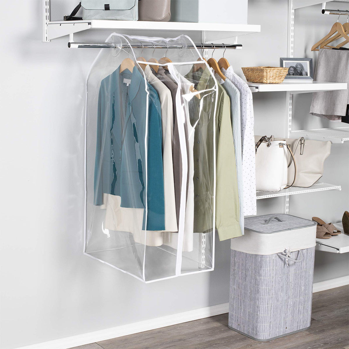 Hanging Suit Closet - Dust Free Storage For Suits And Other Garments