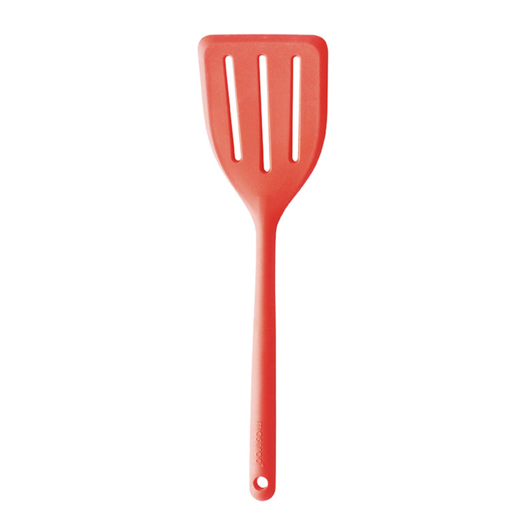 12"L Silicone Turner With Flexible Edge, Red - Designed In France