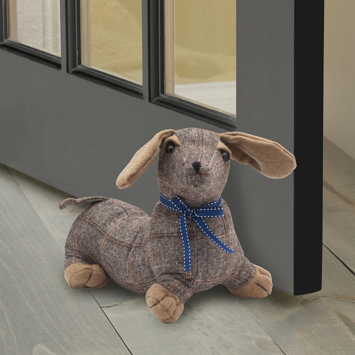 Heavy Fabric Animal Door Stop - Owl, Cat, Dog Or Hedgehog Design, Sand Filled