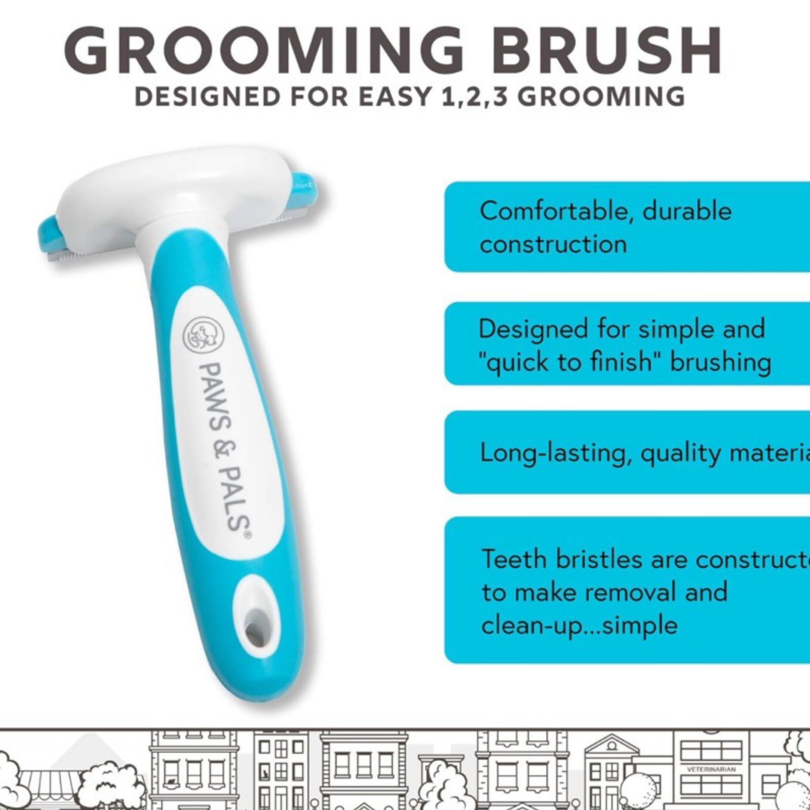 Pet Hair Grooming Brush