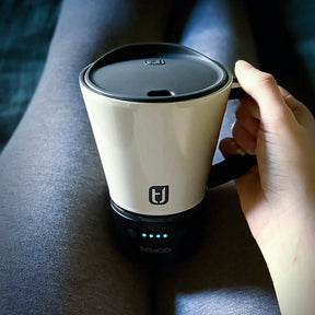 ThermoJoe Smart Heated Mug – Cordless, Battery Powered, Adjustable Temp, 14oz FREE SHIPPING!