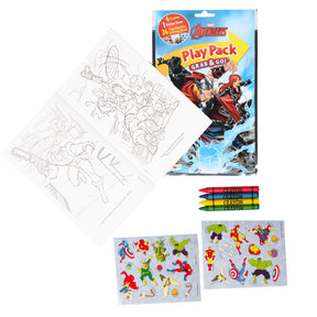 Bendon Superhero Play Packs – Coloring Books, Crayons & Stickers