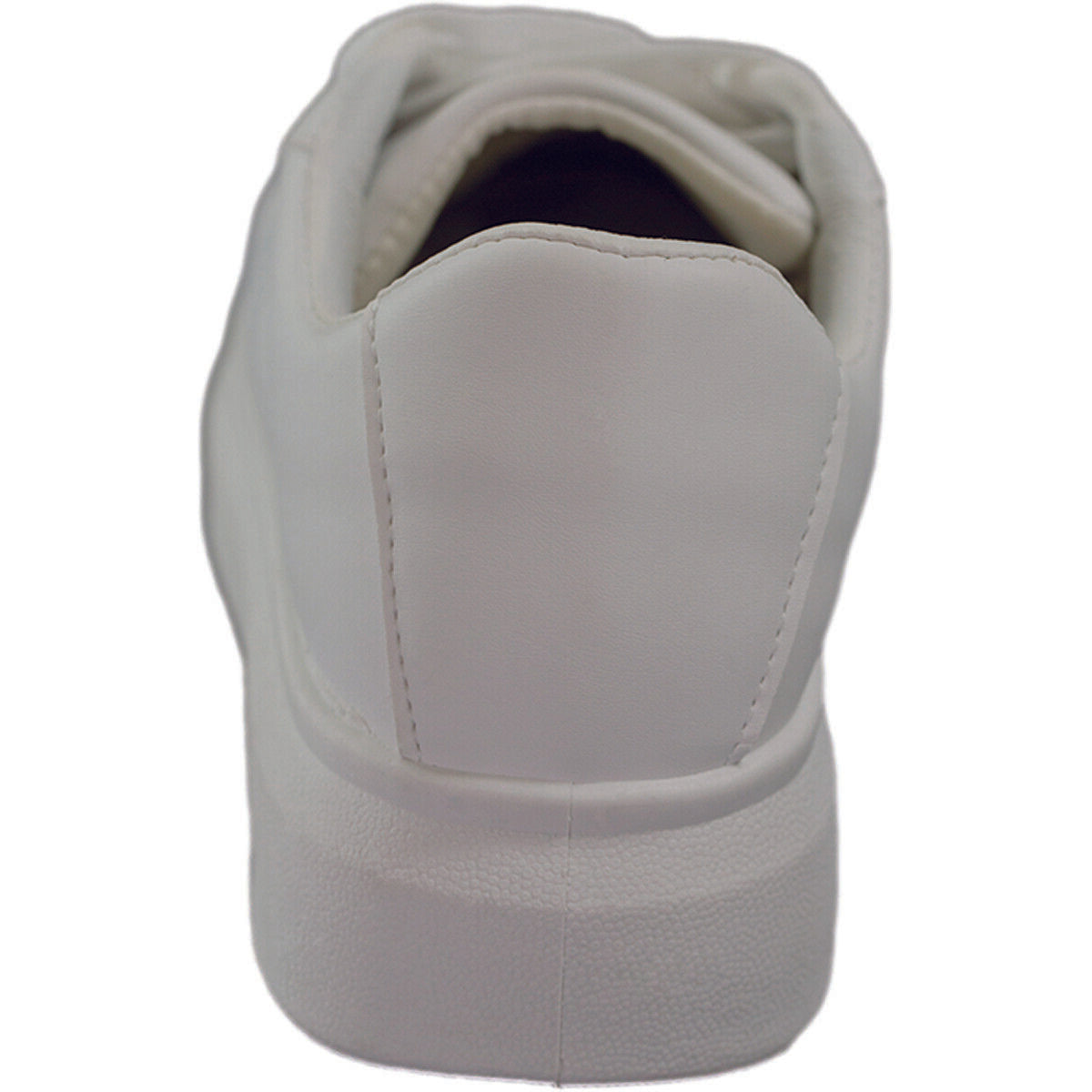 C&C California Women's Platform Sneakers, Vegan Leather Cushioned Insole White