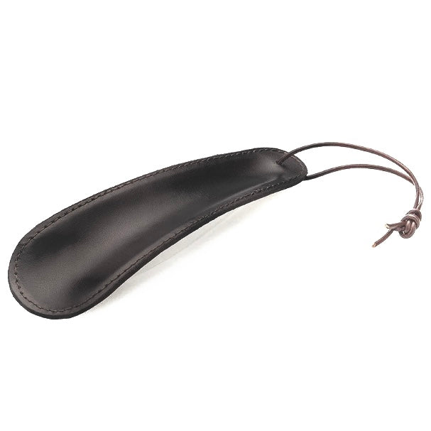 G.H. Bass & Co Black 8in Leather Covered Shoe Horn