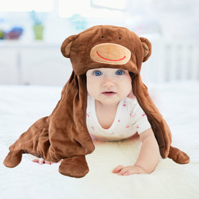 Kids Hooded Animal Towels By b. Boutique – Soft Fun Bath Time