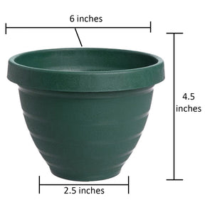 10pk Self-Watering Easy Care 6” Planter Pots By HC Companies