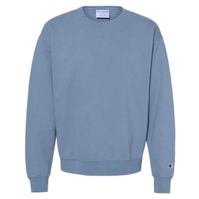Champion Men’s Garment Dyed Crewneck Long Sleeve Sweatshirt