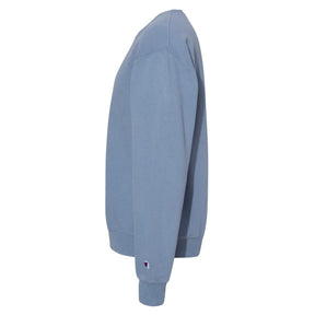 Champion Men’s Garment Dyed Crewneck Long Sleeve Sweatshirt