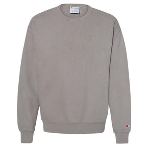 Champion Men’s Garment Dyed Crewneck Long Sleeve Sweatshirt