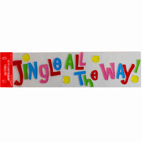 Christmas Gel Clings Phrases– Holiday Décor For Windows & More