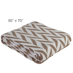 Berkshire Luxurious Double-Knit Throw Blanket - Large 50" x 70"