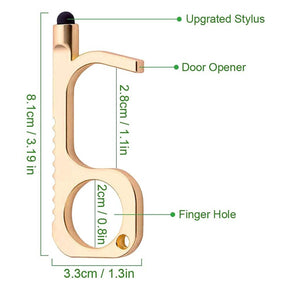 HyGenie No-Touch Tool with Stylus - Open Doors Hands-Free!