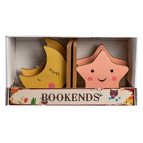 Kid's Wooden Animal Bookends for Bedroom, Playroom or Classroom
