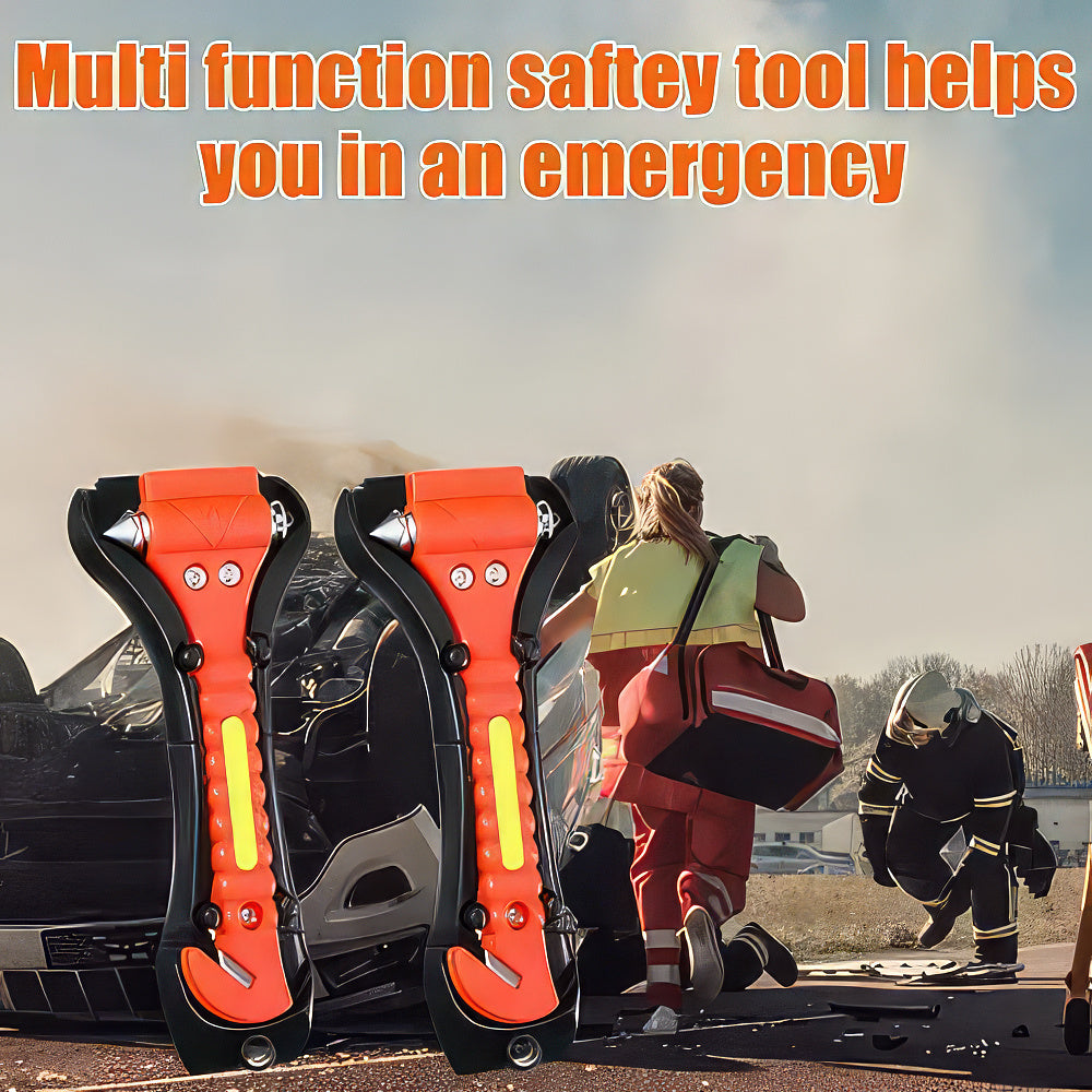 Car Safety Hammer – 2 in 1  Emergency Escape Tool -Window Breaker