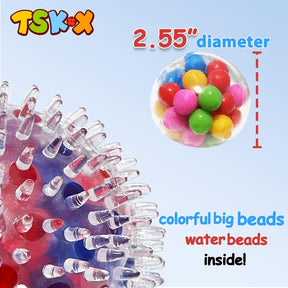 4pk of 2.5" Silicone Fidget Stress Release Balls - Hours Of Entertainment!