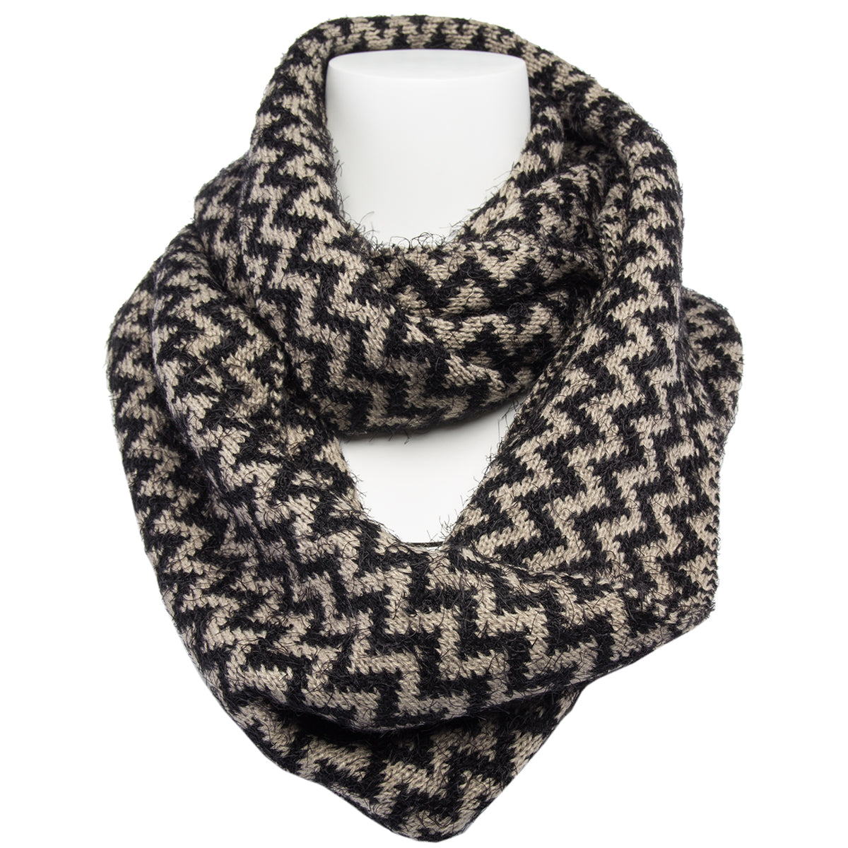 Women’s Soft Chevron Infinity Scarf By Tickled Pink – Versatile