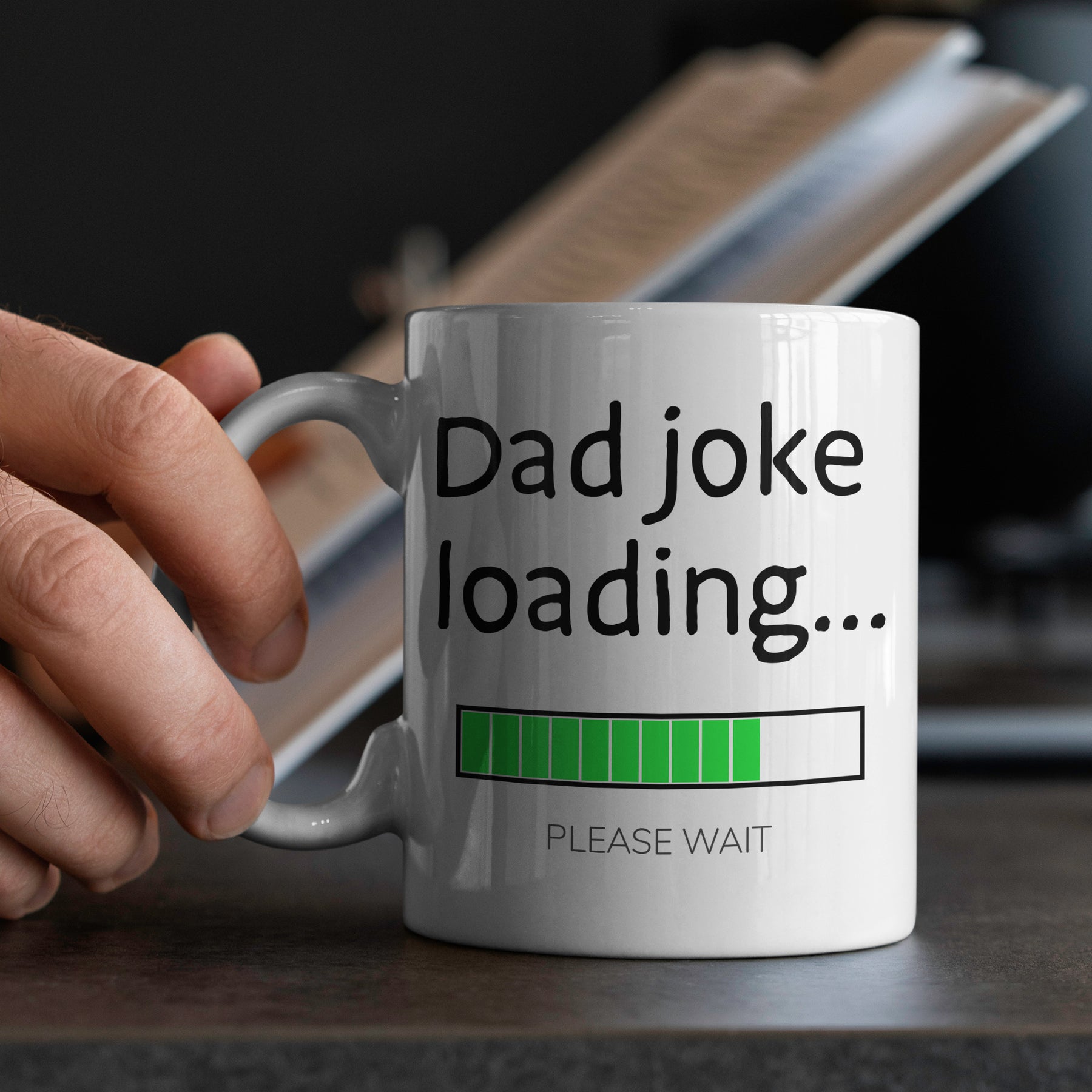 “Dad Joke Loading” Large 15oz Mug - Funny Gift for Dad