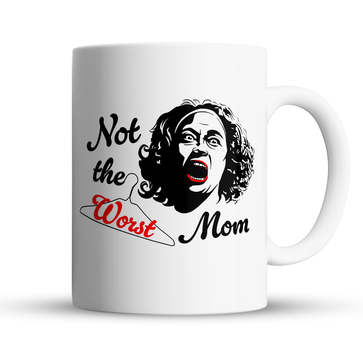 Mommie Dearest "Worst Mom” Large 15oz Mug - Funny Gift for Mom