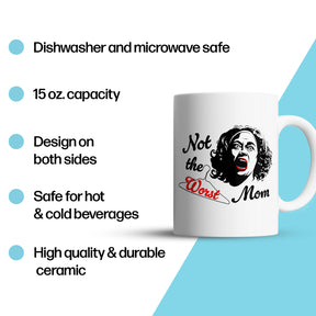 Mommie Dearest "Worst Mom” Large 15oz Mug - Funny Gift for Mom