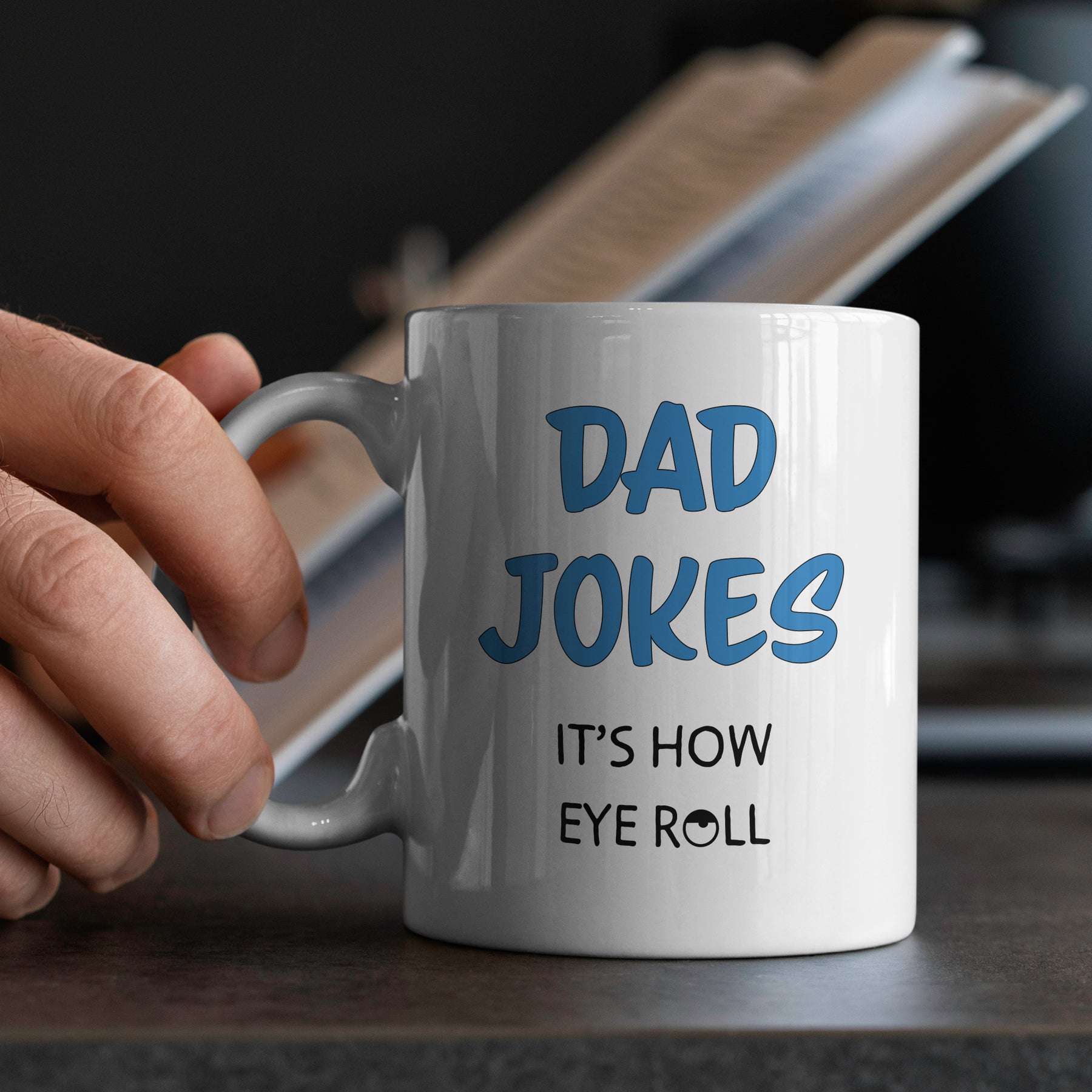 “Dad Jokes Are How” Large 15oz Mug - Funny Gift for Dad