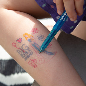 Tattoodles Glitter Tattoo Gel Pens With DIY Temporary Tattoos