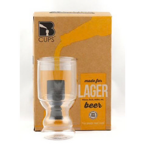 Craft Beer "B" Cups Shaped To Enhance Flavor and Aroma, Plastic - Shatterproof
