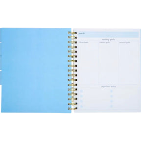 7" x 9" Fitlosophy 12 Month Undated Spiral Bound Wellness Planner