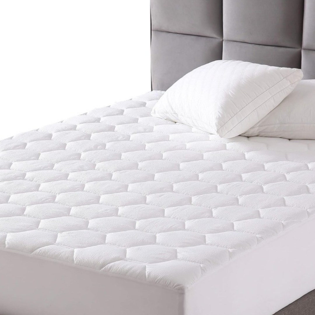 EXQ Home Quilted Mattress Pad Protector - Deep Pocket, Breathable