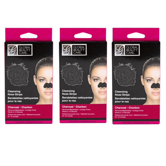 9pk Charcoal Cleansing Nose Strips - Unclog Pores, Removes Dirt