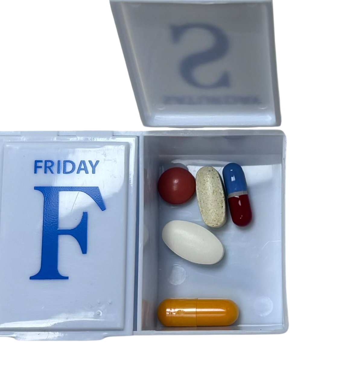 Jumbo Size Weekly 7 Day Pill Box Organizer - Extra Large Compartments