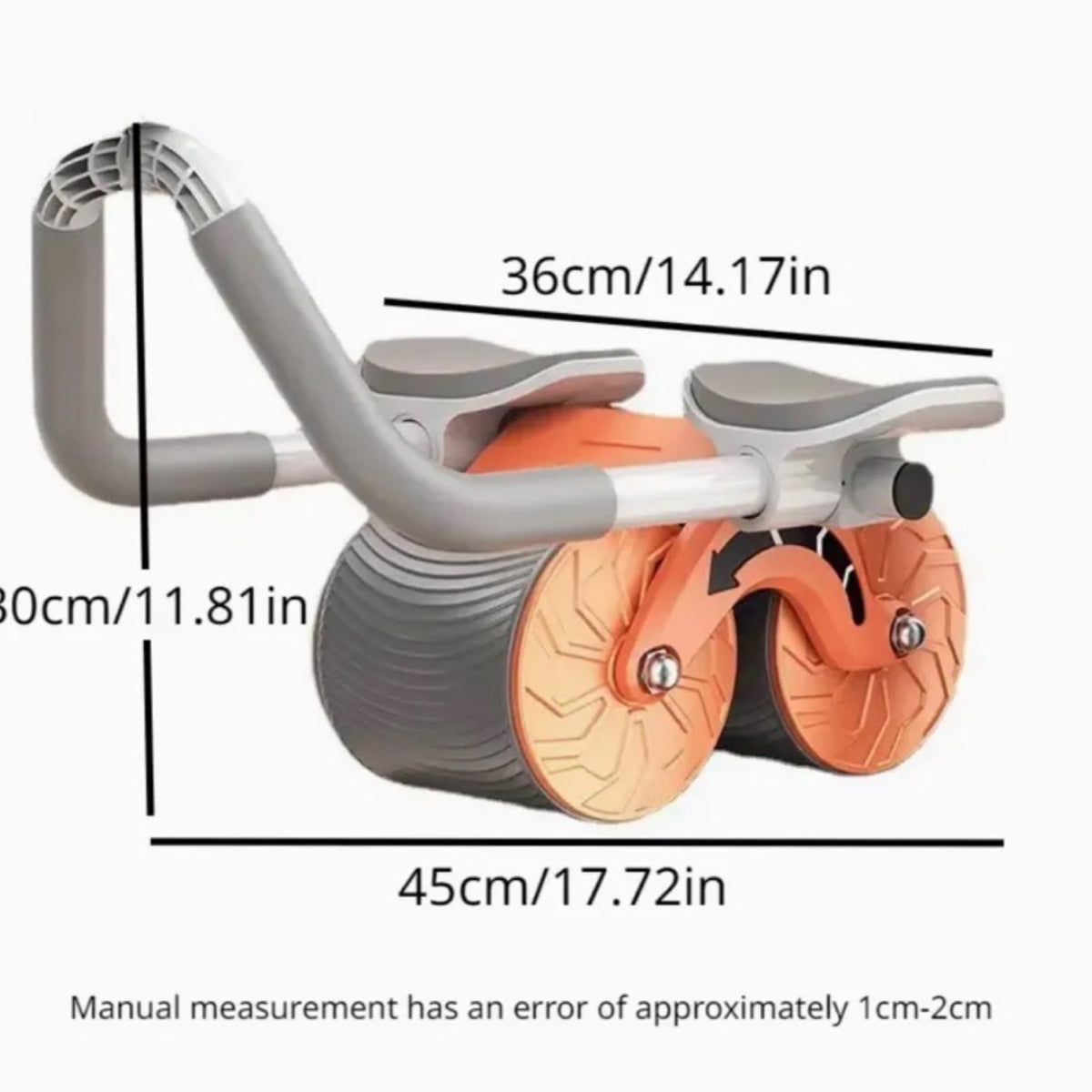 Automatic Abdominal Roller w/Elbow Support – Exercise for Core Strength