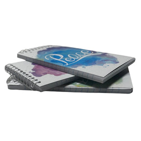 3pk Lined 60pg Pocket Spiral Notebooks/Memo Books, 3" x 5" - Peace, Dream, Love