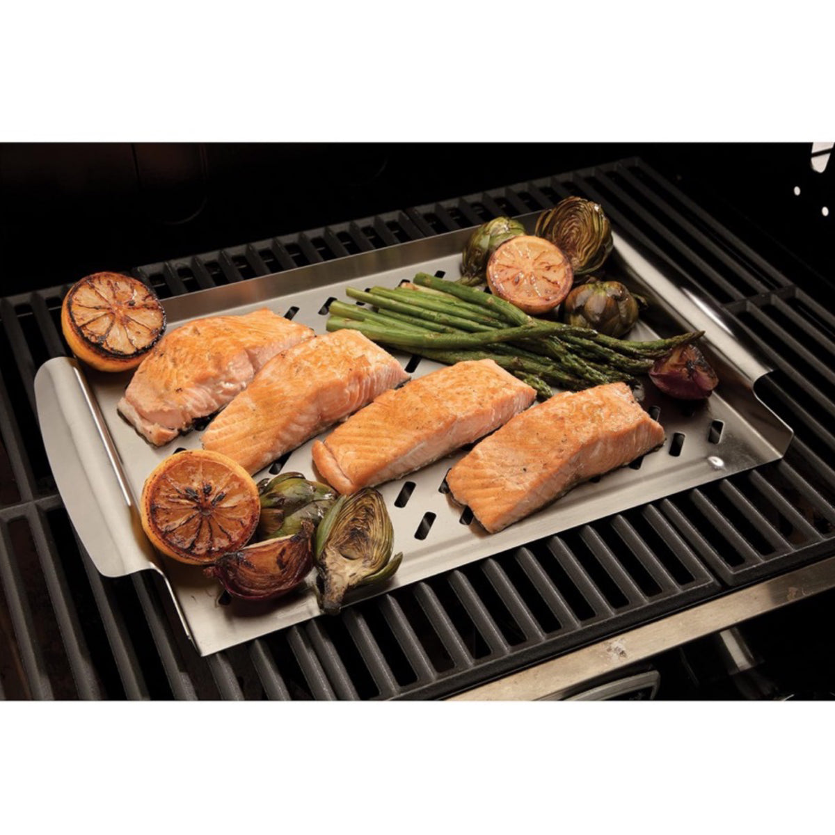 Cuisinart 11.5" x 15" Stainless Steel Grill Topper - Grill Pan