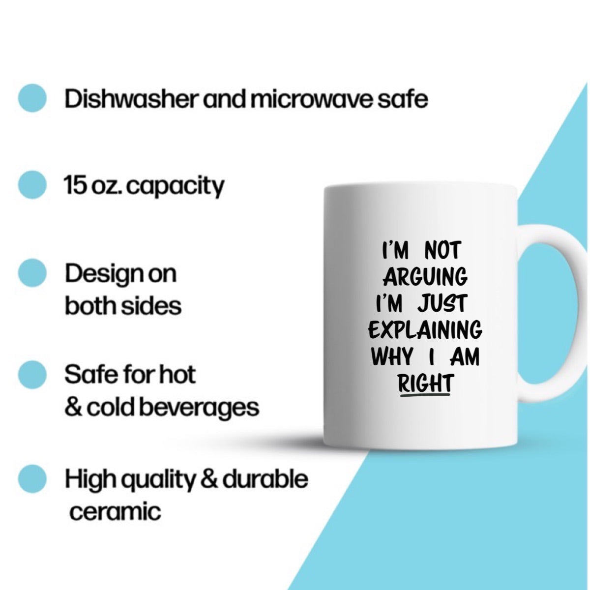 Sarcasm Work Mug - Funny Novelty Coffee Cup For Men & Women - Office Gift Idea