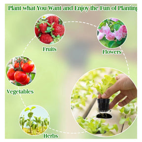 25pk of Heavy Duty Slotted Mesh Plant Pots In 3" or  4" - Hydroponic Growing
