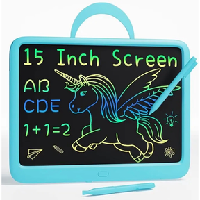 15" Colorful LCD Writing Tablet Doodle Board, Spark Your Creativity - Save Paper!