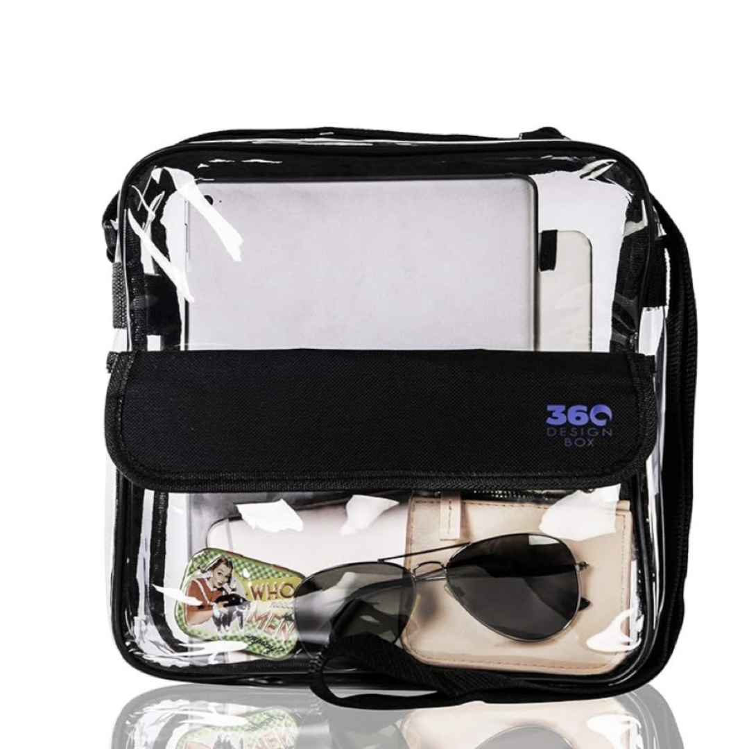 Clear Stadium & Event Approved Crossbody Bag- Don't Get Turned Away