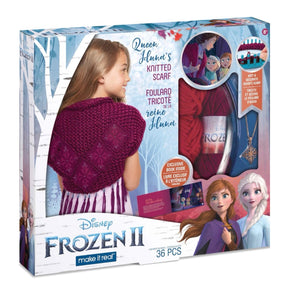 Frozen 2 Loom Knitting Scarf Kit For Kids - DIY Queen Iduna's Shawl