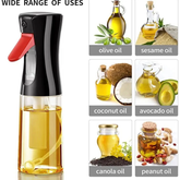 Glass Oil Spray Mister for Cooking – 200ml Glass Bottle - Portion Control