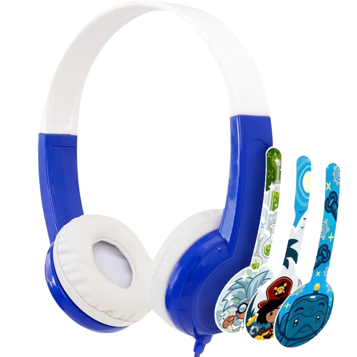 Onanoff BuddyPhones Volume Limiting Headphones for Kids - Safe Audio 85db