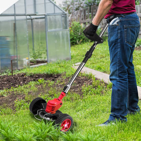 24V Cordless Electric Weed Wacker Kit – 3-in-1 Trimmer with 2 Batteries & 11 Spare Blades